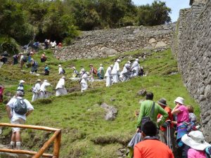 Mass tourisme Machu Picchu Peru