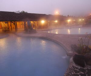 Papallacta Lodge hot spring