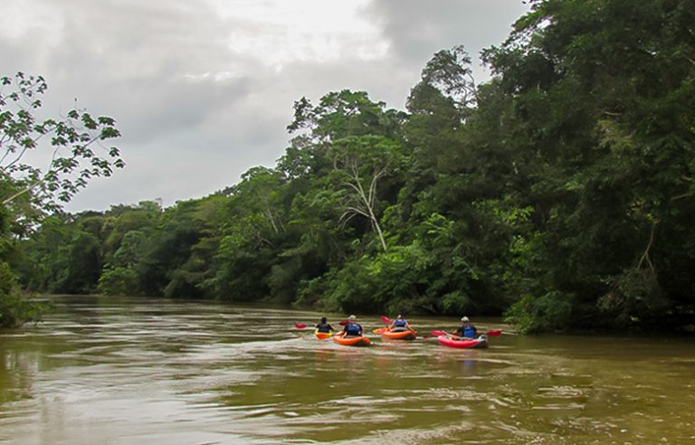 Mandari Panga kajak tour Amazone
