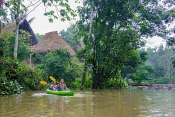 Amazon kayak tour Yasuni Mandari Panga