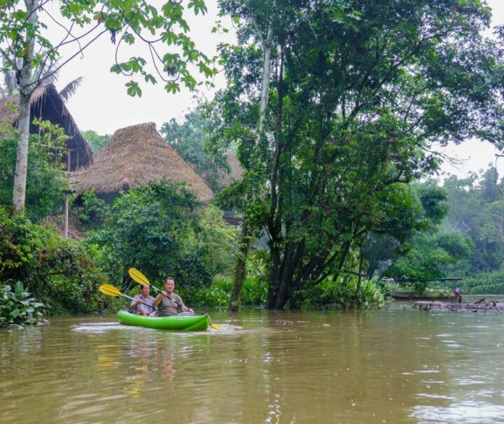 Amazone kajak tour Yasuni Mandari Panga