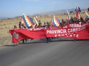 veiligheid tijdens protest Bolivia