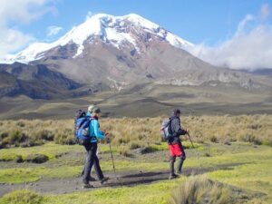 wandelen Ecuador Chimborazo vulkaan