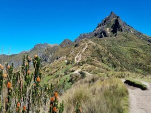 Rucu Pichincha mountain trail