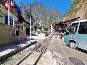 Bus naar Machu Picchu